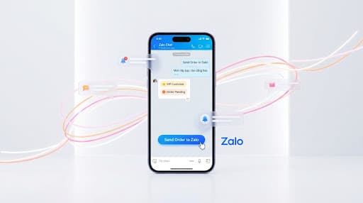 Giao diện chat Zalo đồng bộ CRM