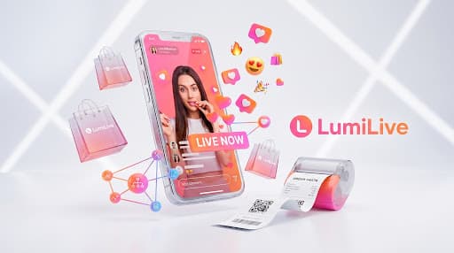 Giao diện Lumi Live — quản lý đơn hàng livestream